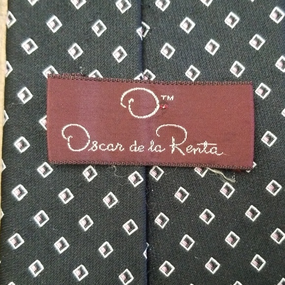 Vintage Oscar de la Renta Men's Tie - Picture 3 of 4